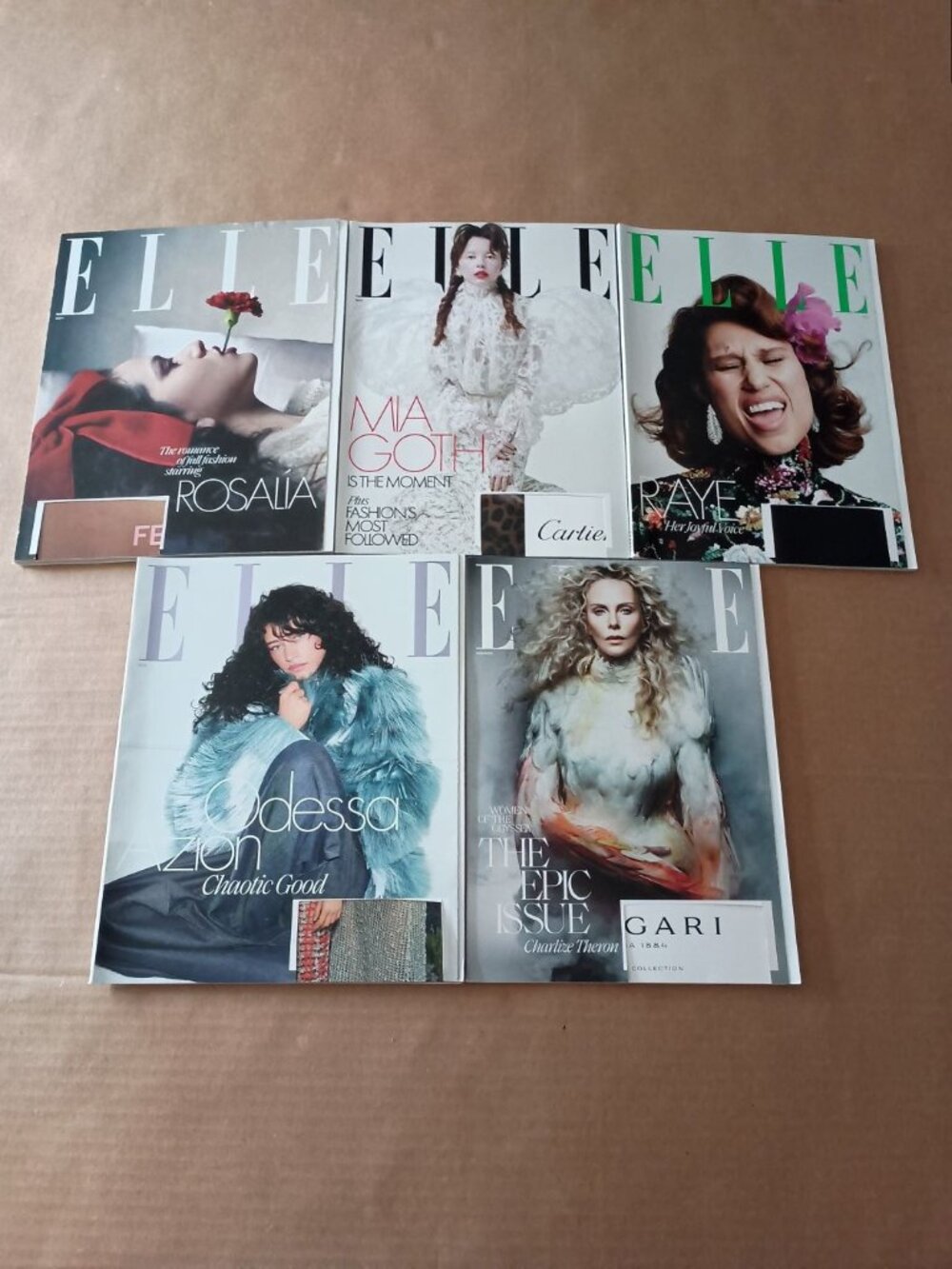 Elle magazine bundle 5 pack September 2025 to Summer 2026